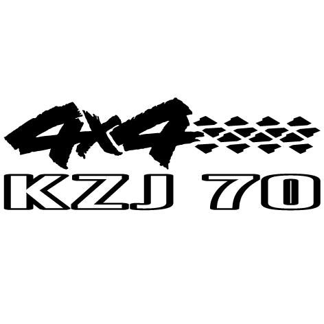 Sticker 4x4 KZJ 70